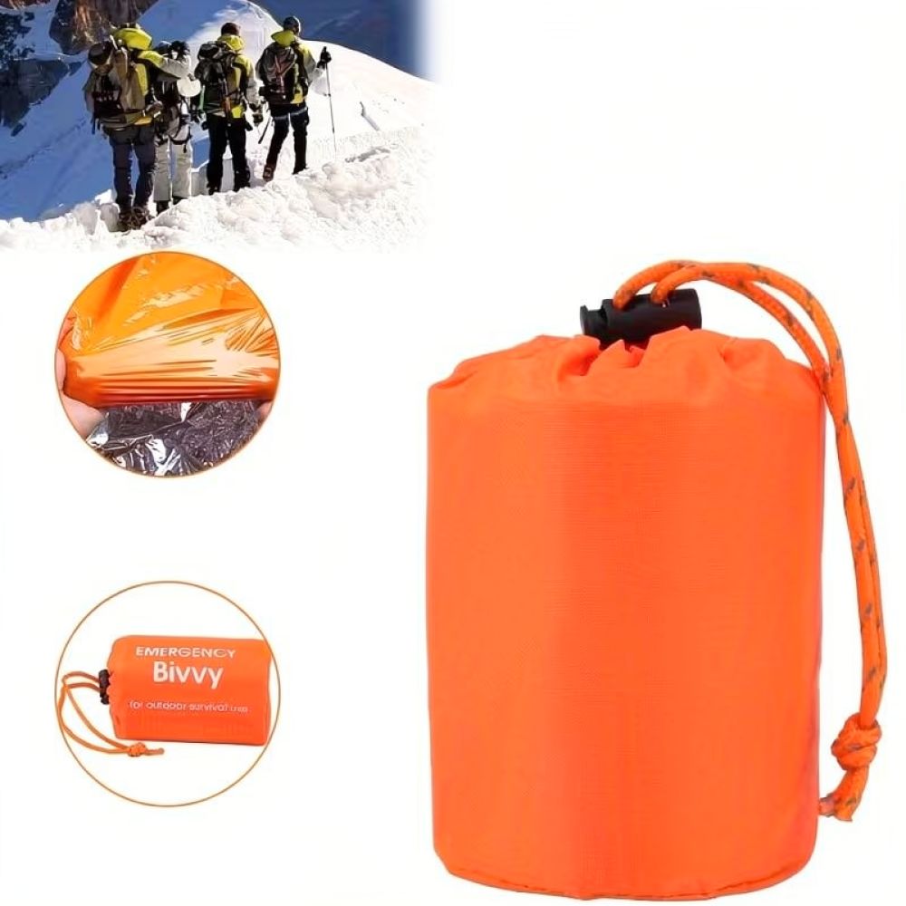 Bivy Bag Emergency - Outdoor Survival Sleeping Bag Thermal Blanket