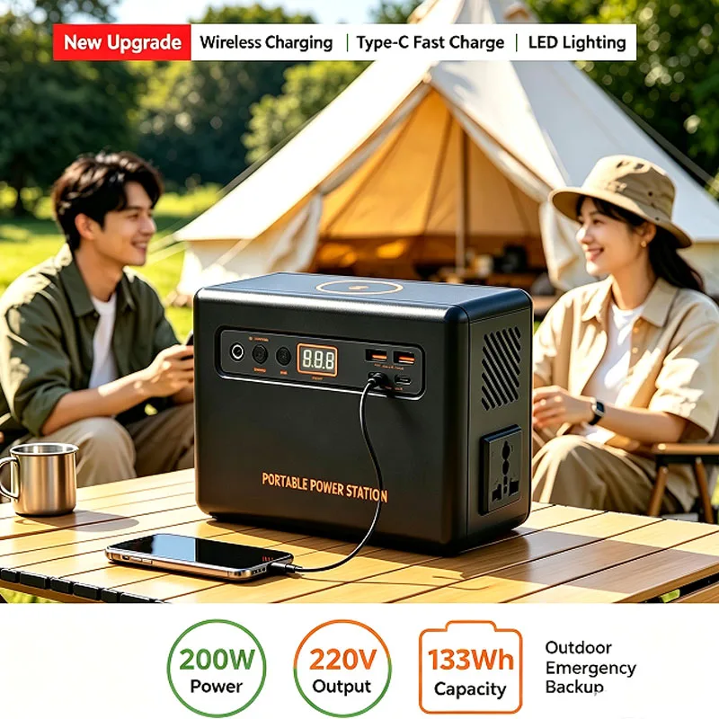 200W Portable Power Station 22 - Solar Emergency Charger 评论和价格