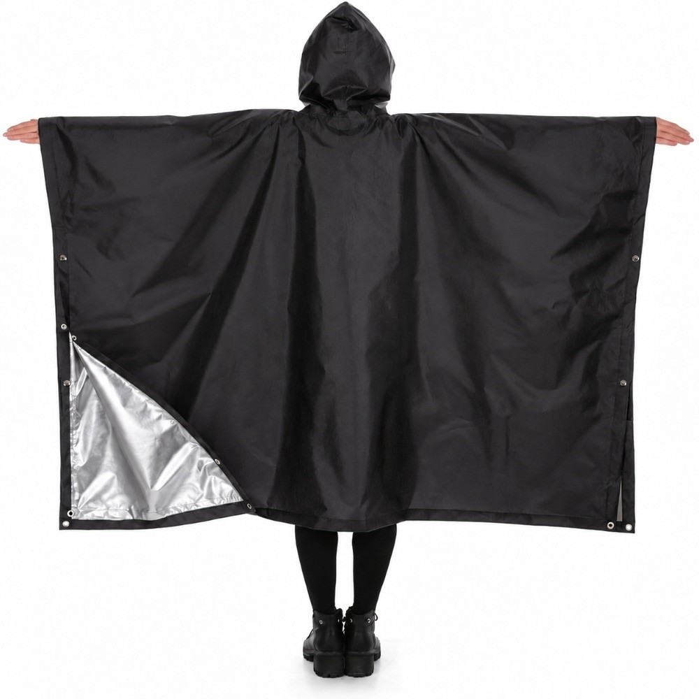 Durable Waterproof Hooded Rain - Emergency Poncho Rain 评论和价格