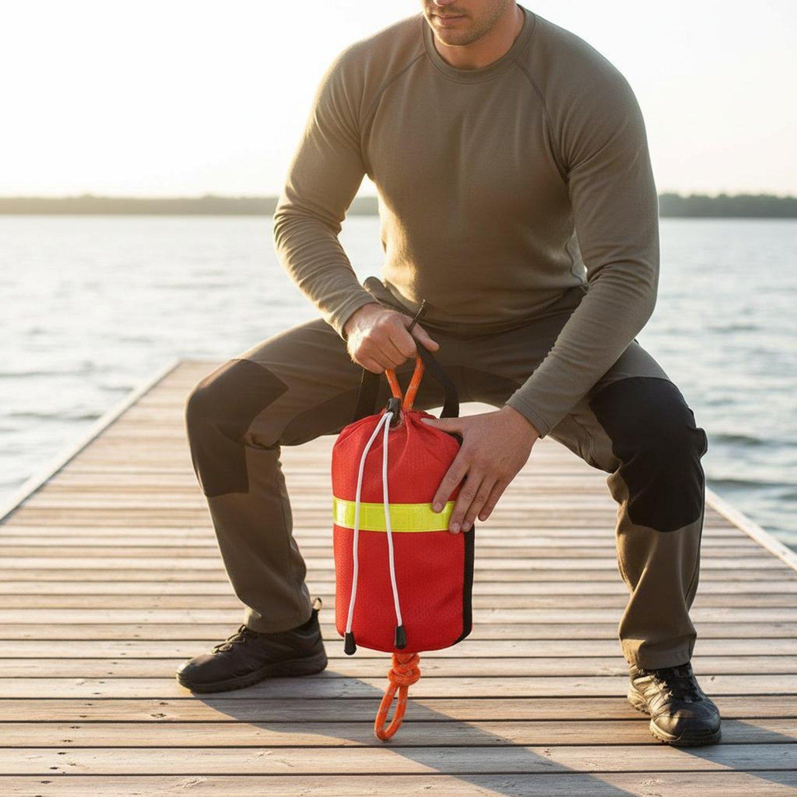 Water Rescue Throw Bag Wear-Re - Rescue Rope Throw 评论和价格