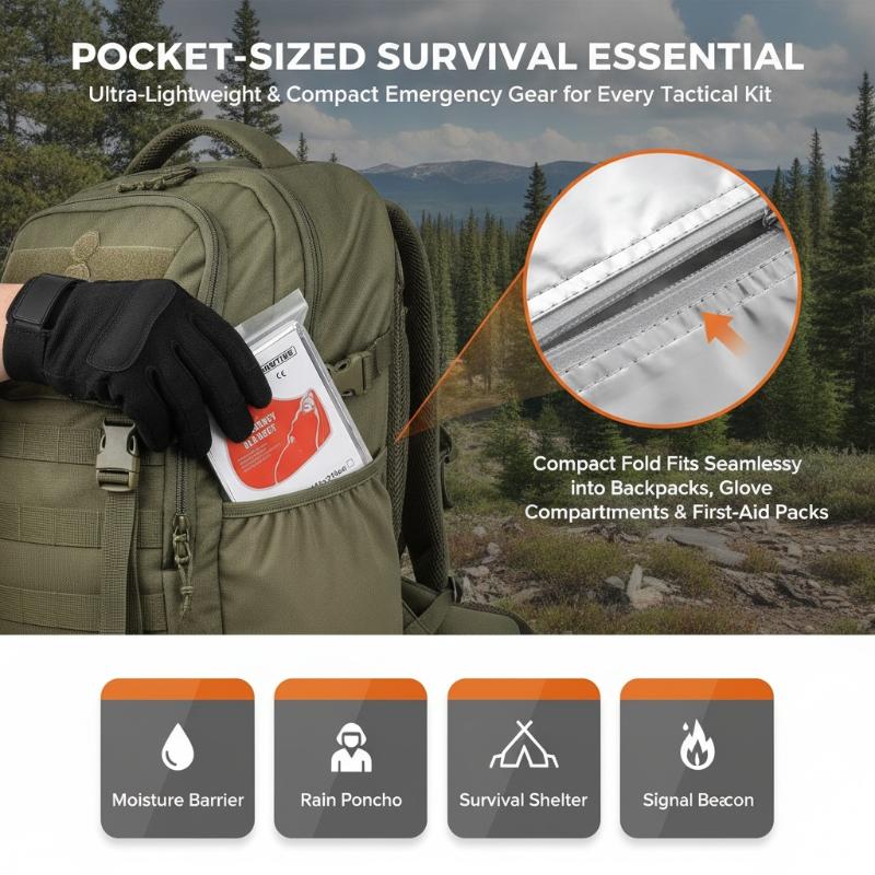 5Pcs Waterproof Reflective The - Survival Blanket Reflective 评论和价格