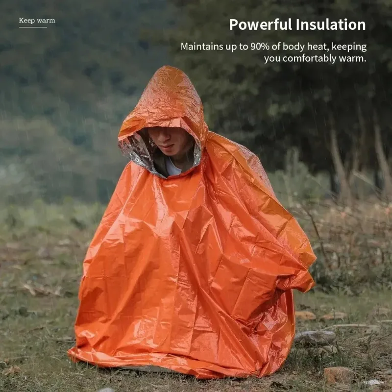 Emergency Survival Rain Hot Po - Emergency Poncho Rain 评论和价格