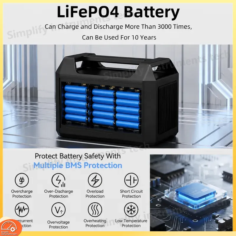 1200W Portable Power Station 6 - Solar Emergency Charger 评论和价格